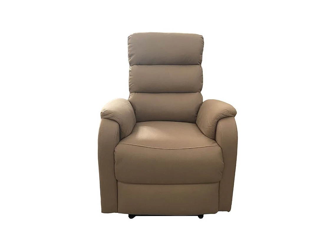 Poltrona relax manuale con 8 punti di massaggio Futura Mozart taupè