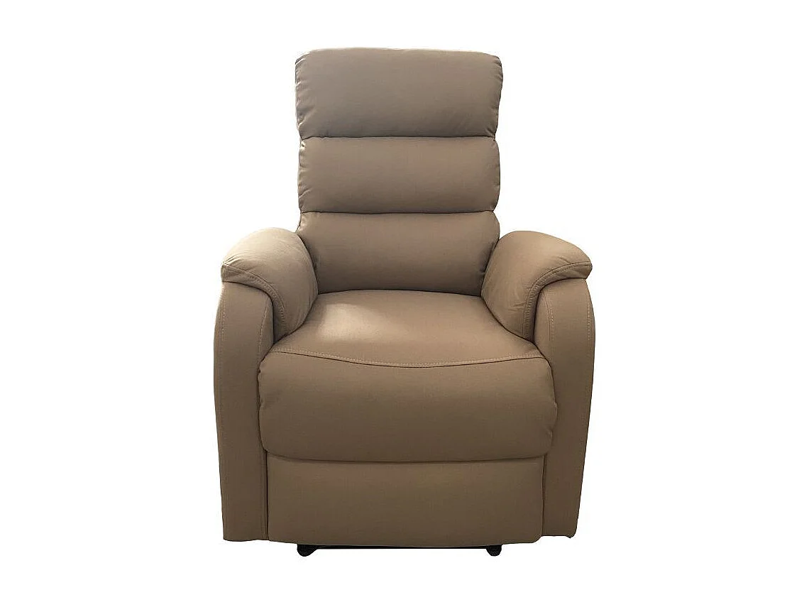 Poltrona relax manuale con 8 punti di massaggio Futura Mozart taupè