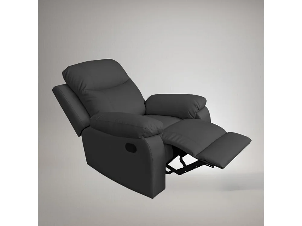 Poltrona reclinabile Chicago Cayenne20 colore grigio grafite