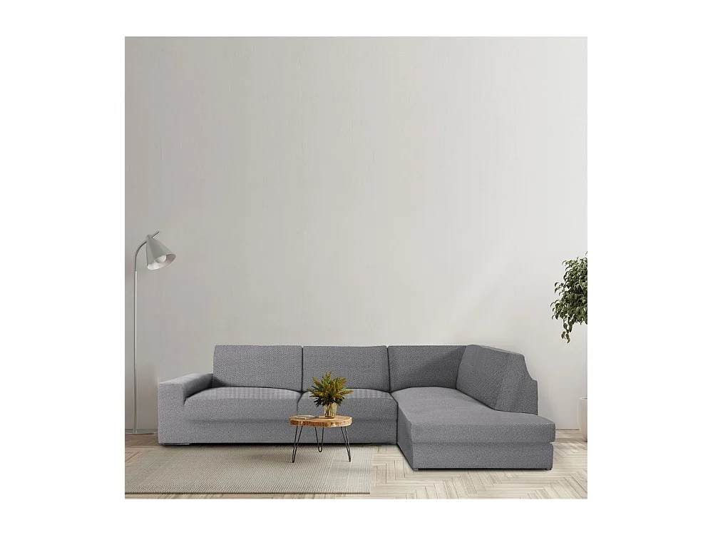 Copridivano angolare destro grigio Jaz 350-500