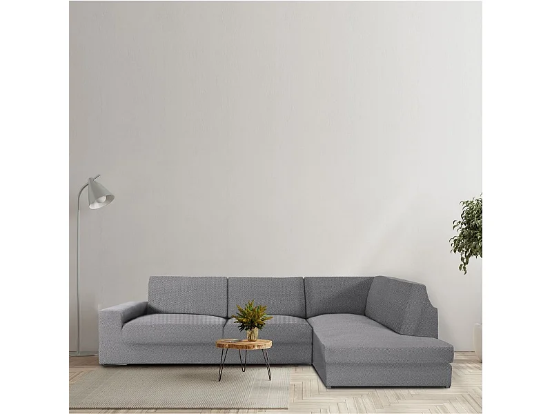 Copridivano angolare destro grigio Jaz 350-500