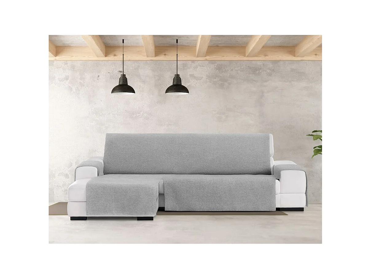 Copridivano penisola sinistra grigio tessuto jacquard Valeria 290