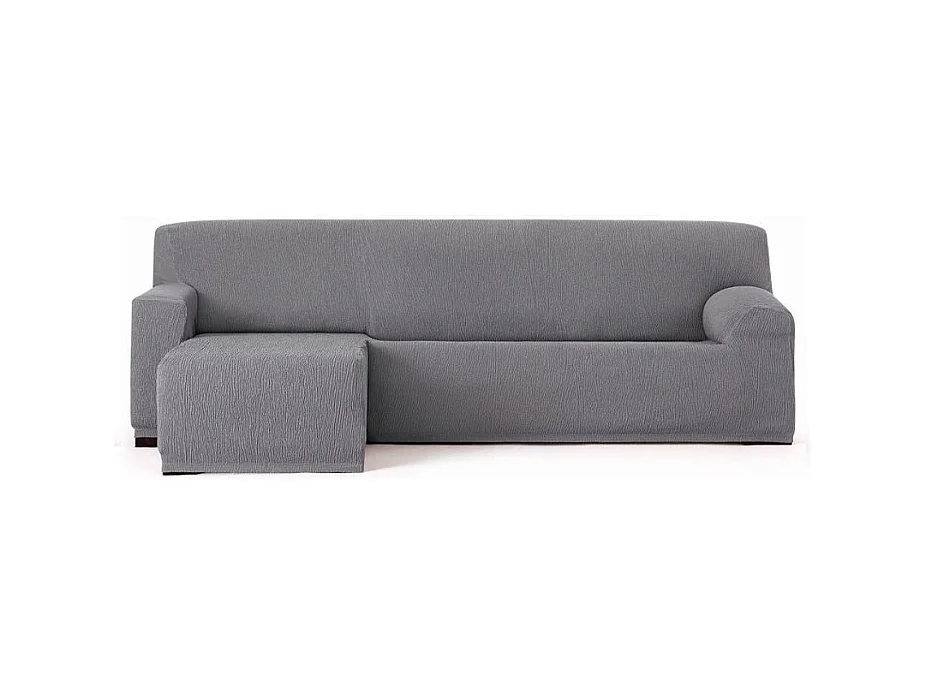 Copridivano penisola sinistra grigio Troya elastico 250-310 bracciolo corto