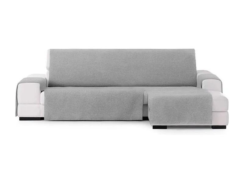 Copridivano penisola destra grigio tessuto jacquard Valeria 240