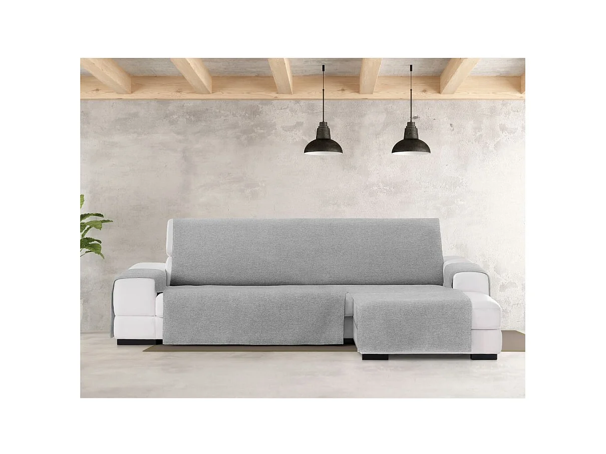 Copridivano penisola destra grigio tessuto jacquard Valeria 290