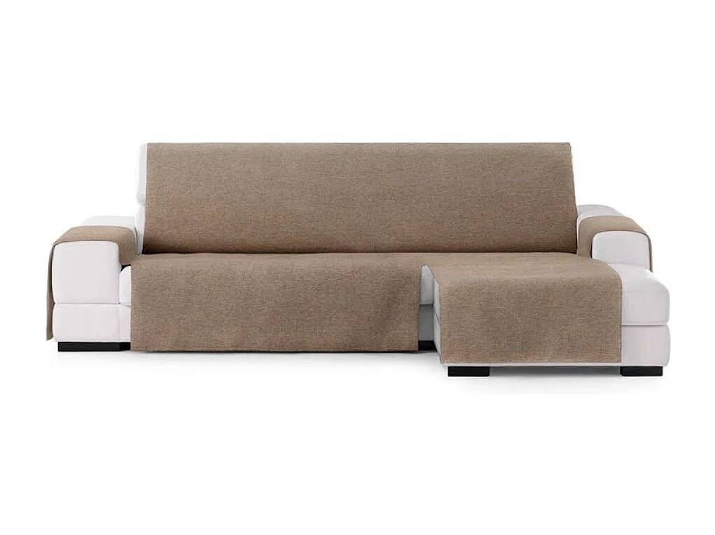Copridivano penisola destra beige tessuto jacquard Valeria 240