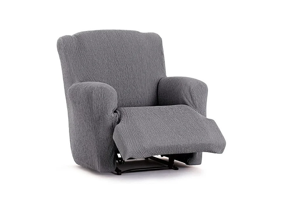 Copripoltrona relax grigio Troya elastico 60-90