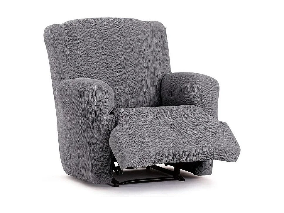 Copripoltrona relax grigio Troya elastico 60-90