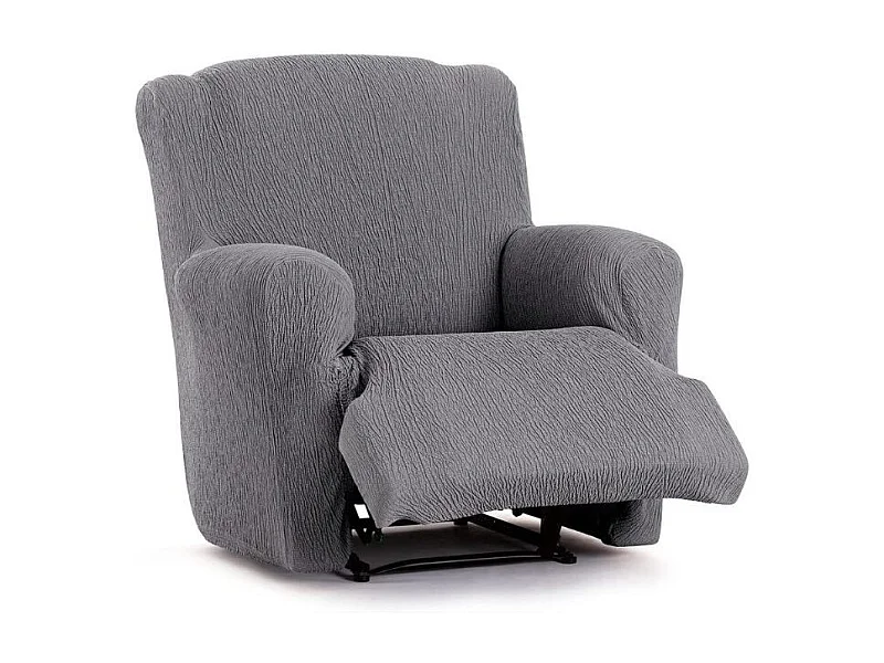 Copripoltrona relax grigio Troya elastico 60-90