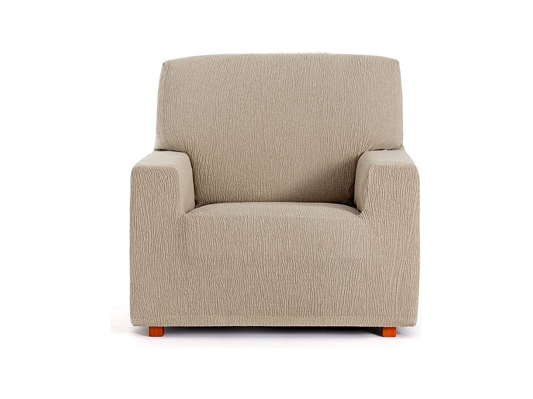 Copripoltrona beige Troya elastico 80-110