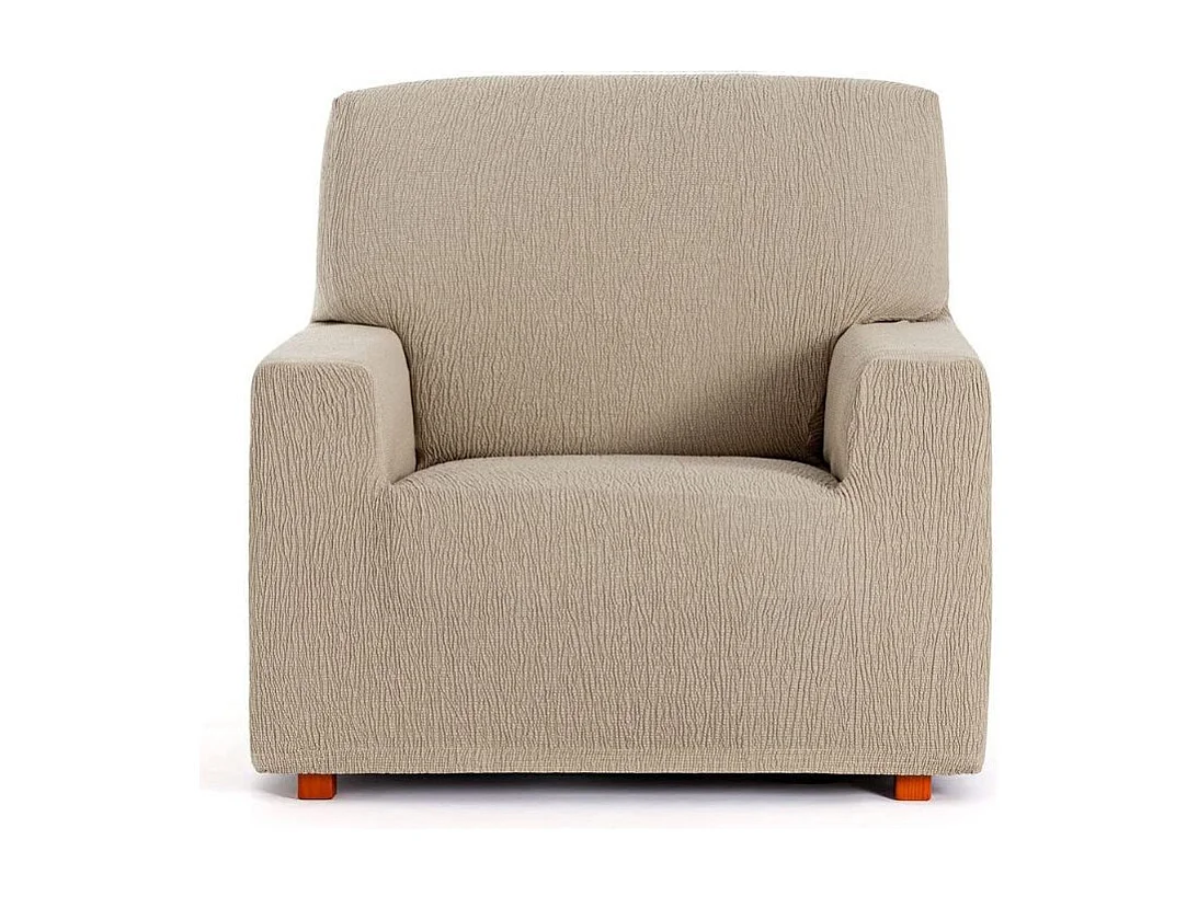 Copripoltrona beige Troya elastico 80-110