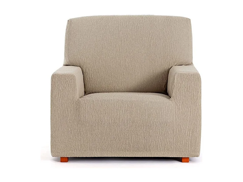 Copripoltrona beige Troya elastico 80-110