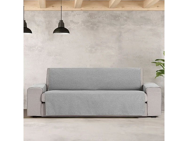 Copridivano 3 posti grigio tessuto jacquard Valeria 155