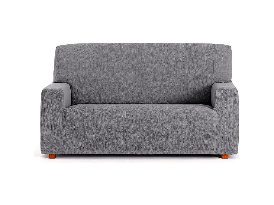 Copridivano 3 posti grigio Troya elastico 180-210