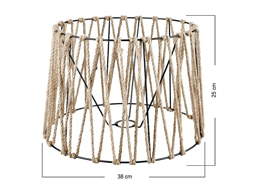 Paralume in iuta EVREN ASZ1188