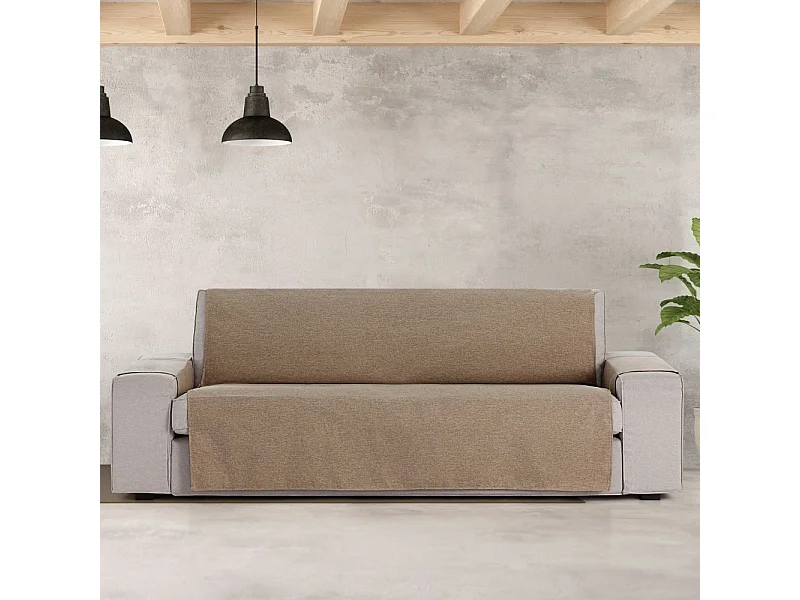 Copridivano 4 posti beige tessuto jacquard Valeria 190