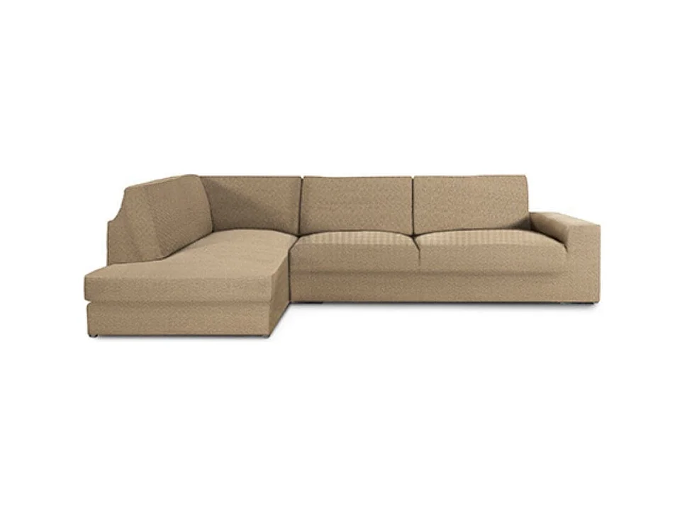 Copridivano angolare sinistro beige Jaz 350-500