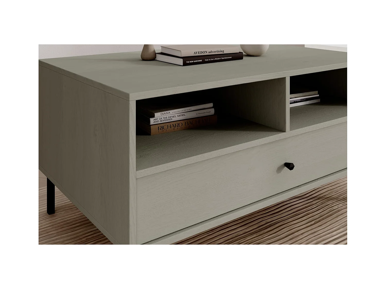 Table basse Tuli/Contreplaqué/Métal/vert