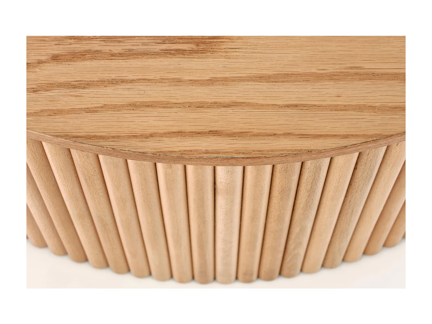 Table basse Woody/MDF/brun