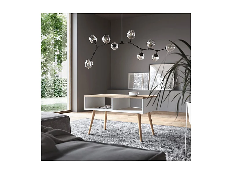 Couchtisch Yara/Sperrholz/Weiss