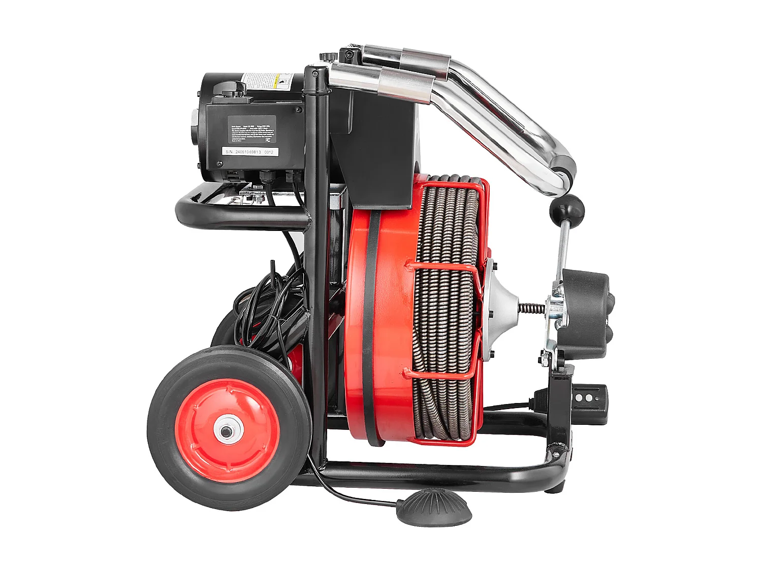 Macchina per la Pulizia degli Scarichi, SucceBuy Macchina per la Pulizia degli Scarichi 30 m × 1.27 cm Alimentazione Elettrica Automatica