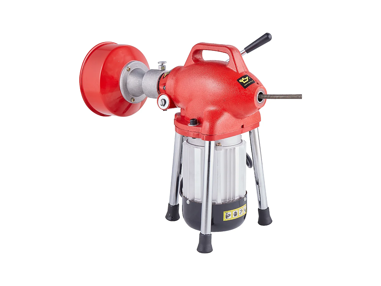 Machine de Nettoyage de Drain, SucceBuy Machine de Nettoyage de Drain 36.6 m × 1.6 cm 370 W Sectionnel Serpent Tarière Alimentation Manuelle