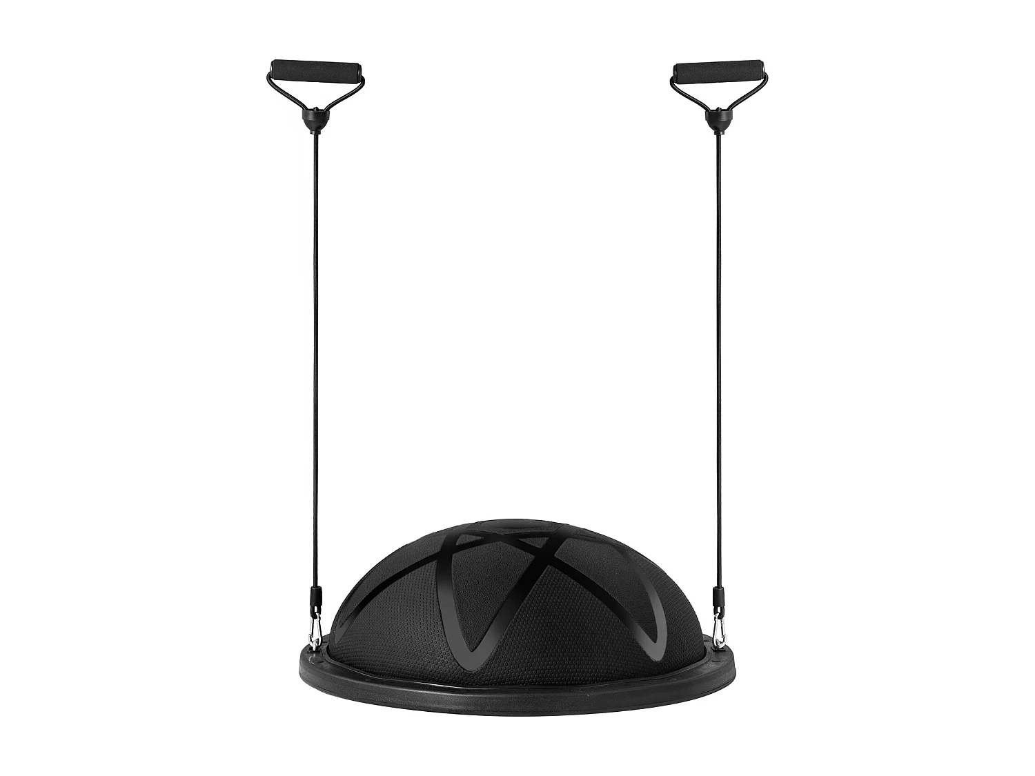 Halbball SucceBuy für Übungen 58.42cm für Training, Stabilisierball für Yoga und Gleichgewicht, Widerstandbänder