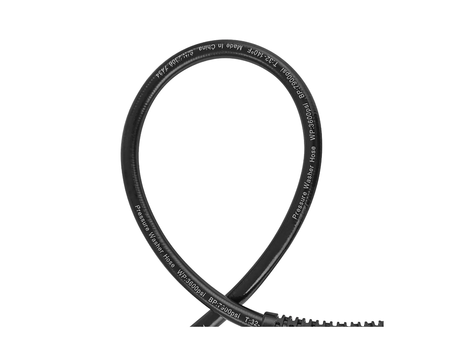 Tubo di Lavatrice SucceBuy Alta Pressione 254CM, Connessione 6.4mm, 4200 PSI