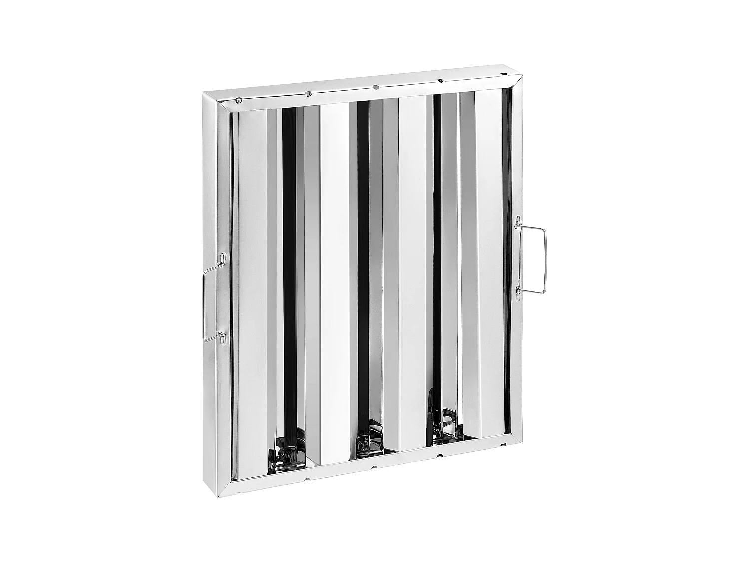 Filtre de Hotte SucceBuy Lot de 6 Filtres pour Hotte Commerciale 39.4cm x 49.5cm en Acier Inoxydable