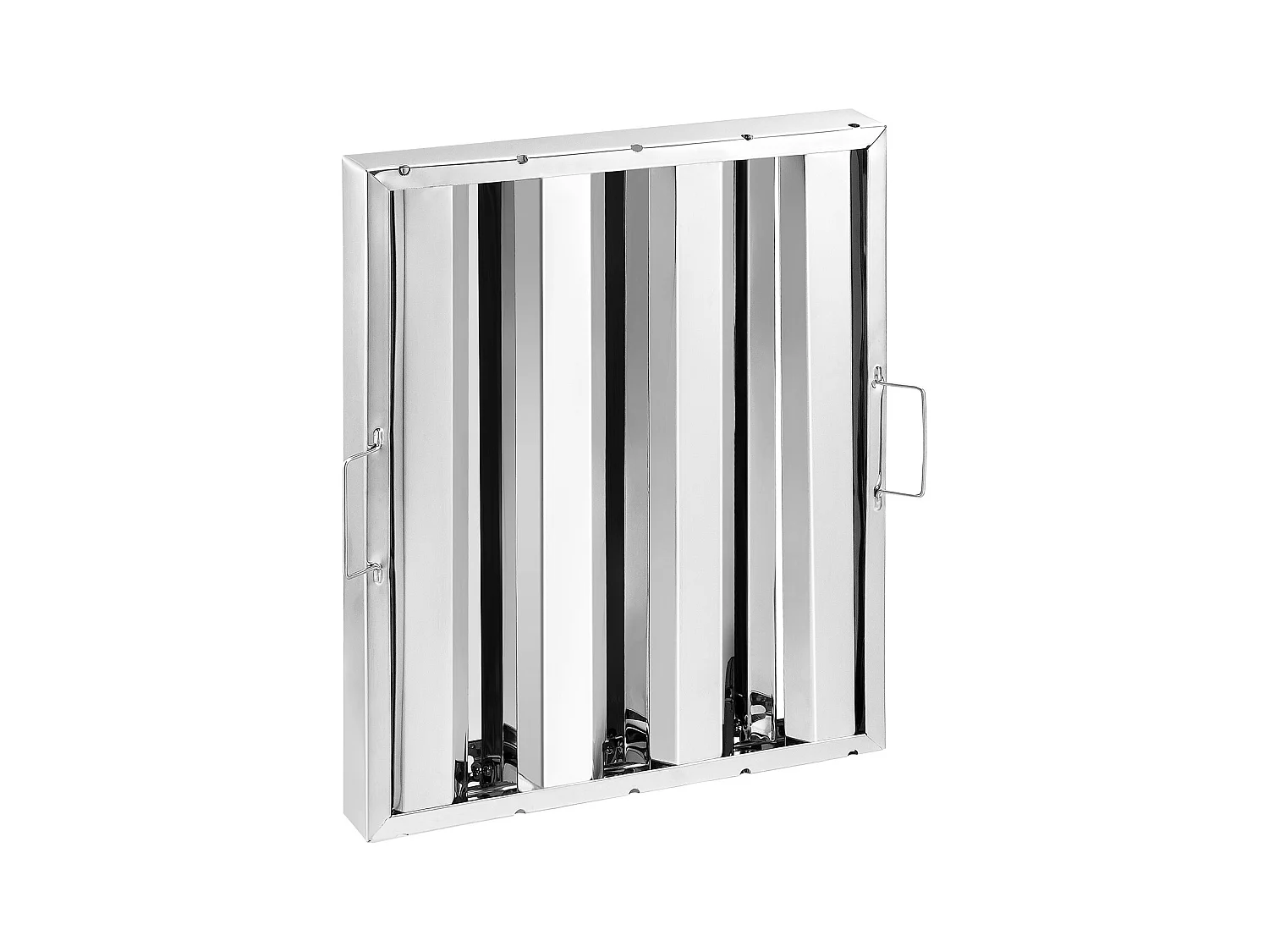 Abrischungsfilter SucceBuy Set von 6 Filtern für Gewerbliche Abzüge 39.4cm x 49.5cm aus Edelstahl