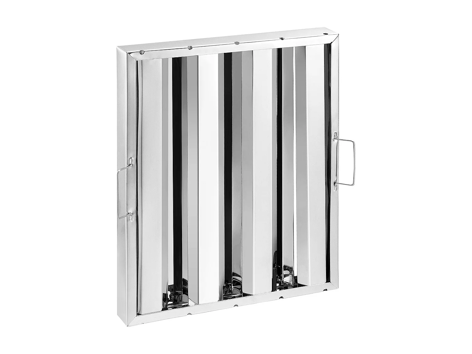 Filtre de Hotte SucceBuy Lot de 6 Filtres pour Hotte Commerciale 39.4cm x 49.5cm en Acier Inoxydable