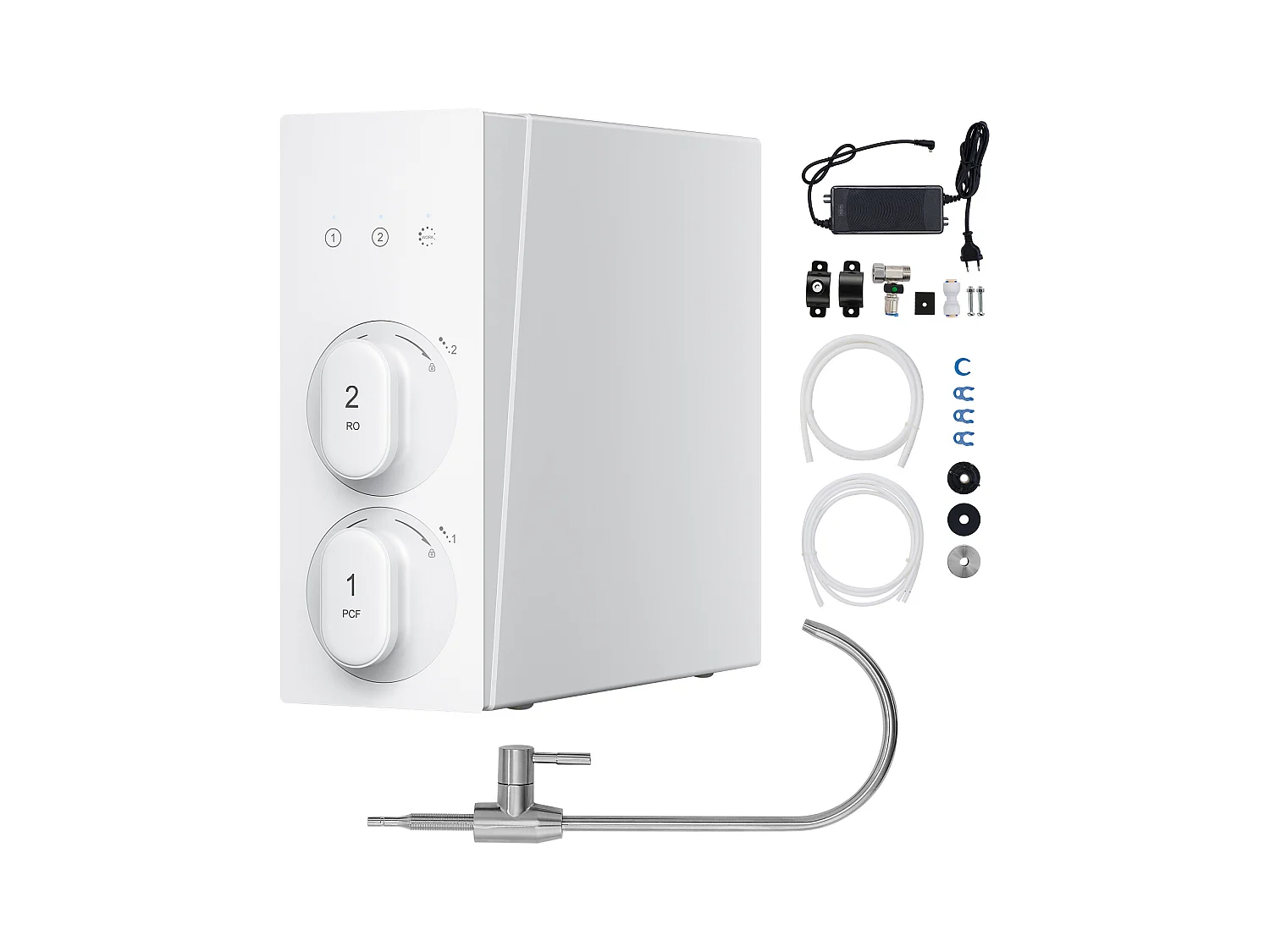 Filtre à Eau SucceBuy Sous Évier à Osmose Inverse Sans Réservoir 400 GPD à 8 Étapes