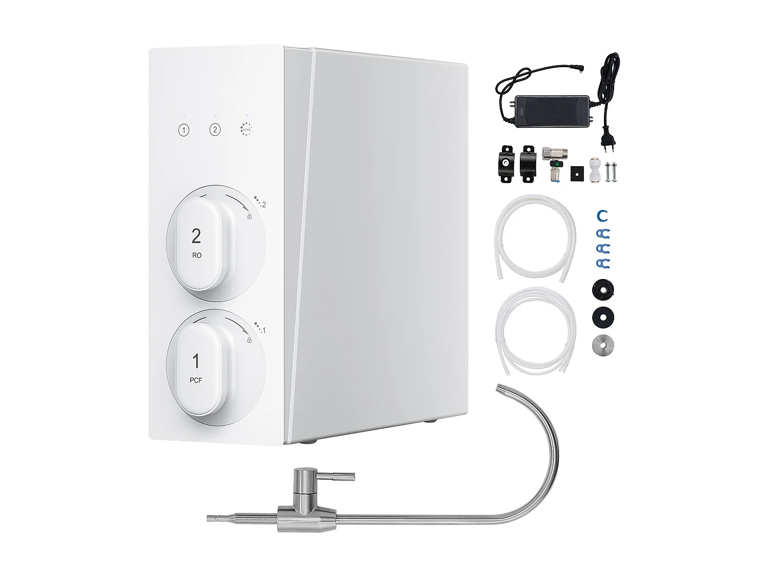 Filtre à Eau SucceBuy Sous Évier à Osmose Inverse Sans Réservoir 400 GPD à 8 Étapes