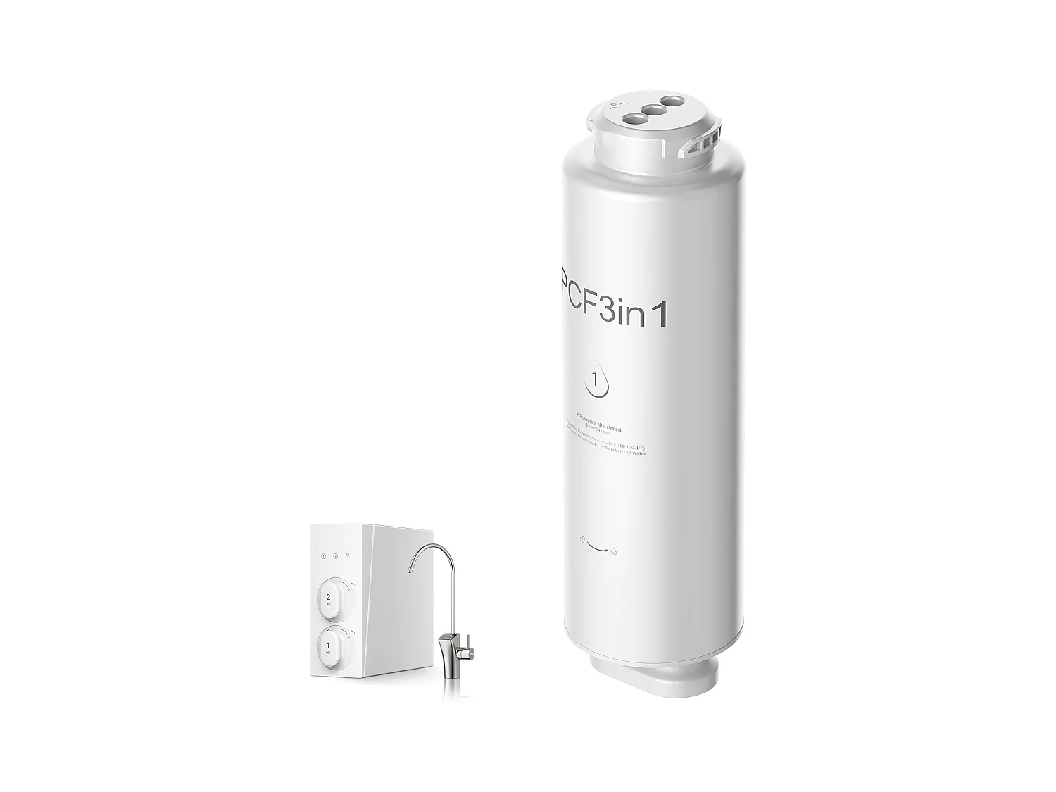 Filtre Composite PCF SucceBuy de Remplacement pour Filtre à Eau Sous Évier SS-001/003/005