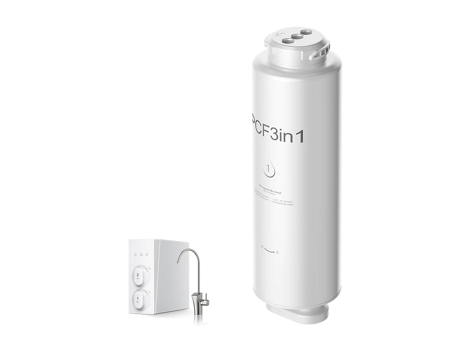 Filtre Composite PCF SucceBuy de Remplacement pour Filtre à Eau Sous Évier SS-001/003/005