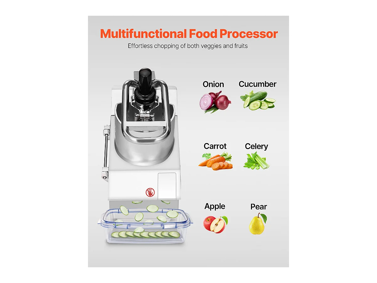 Robot Culinaire et Hachoir à Légumes SucceBuy, 750 W, 6 Lames