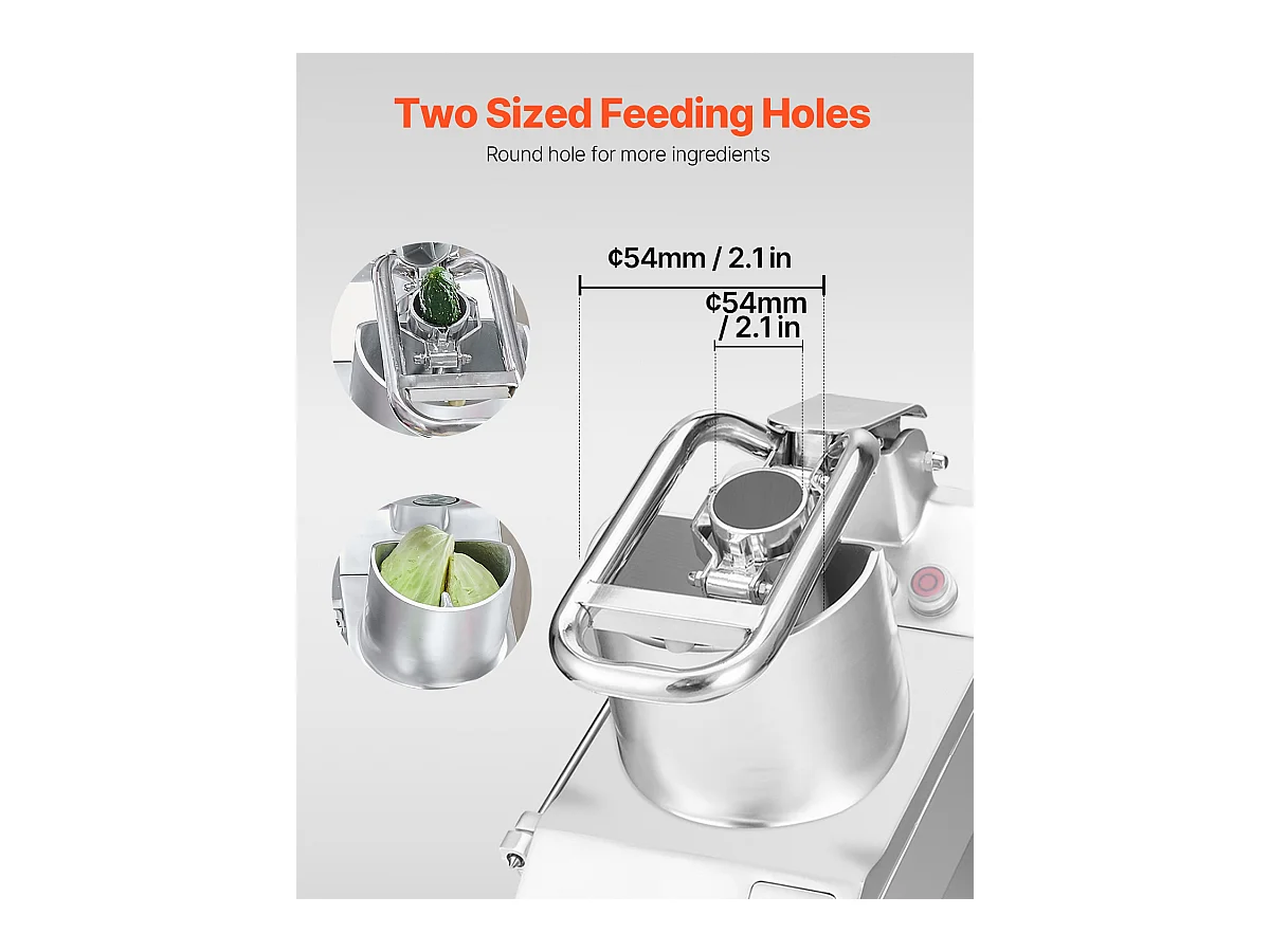 Robot Culinaire et Hachoir à Légumes SucceBuy, 750 W, 6 Lames