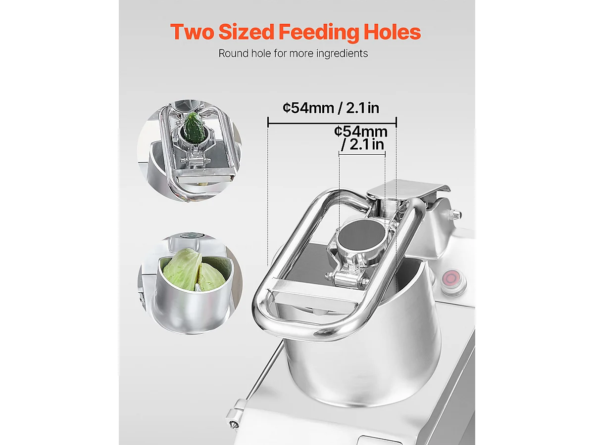 Robot de Cocina y Picadora de Verduras SucceBuy, 750 W, 6 Cuchillas