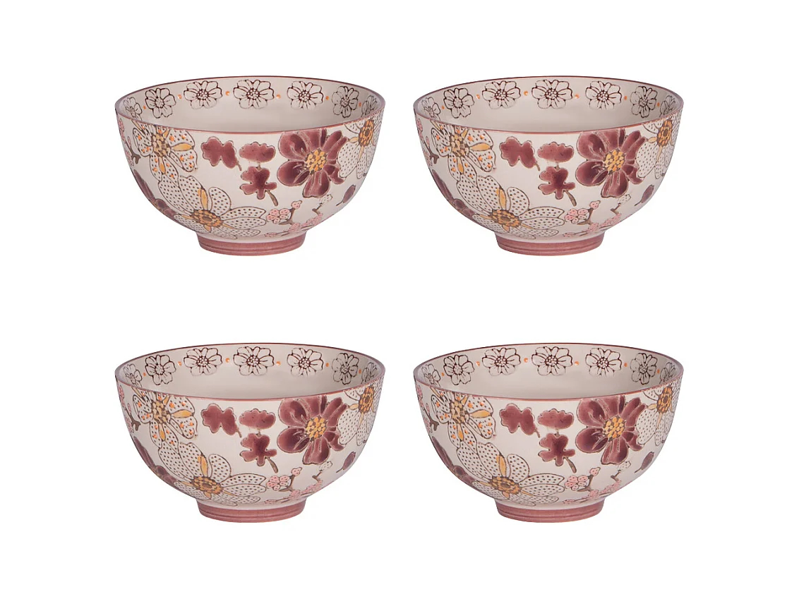 Coffret de 4 coupelles Kiyo 11 cm