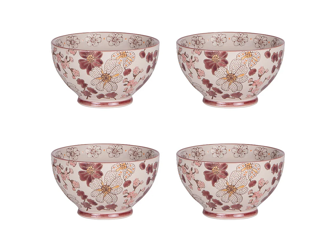 Coffret 4 bols Kiyo 14 cm