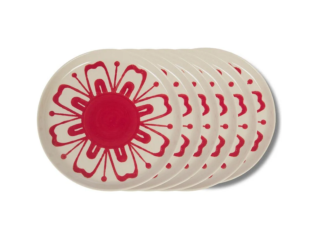 Assiette à dessert Debbie 21 cm (lot de 6)