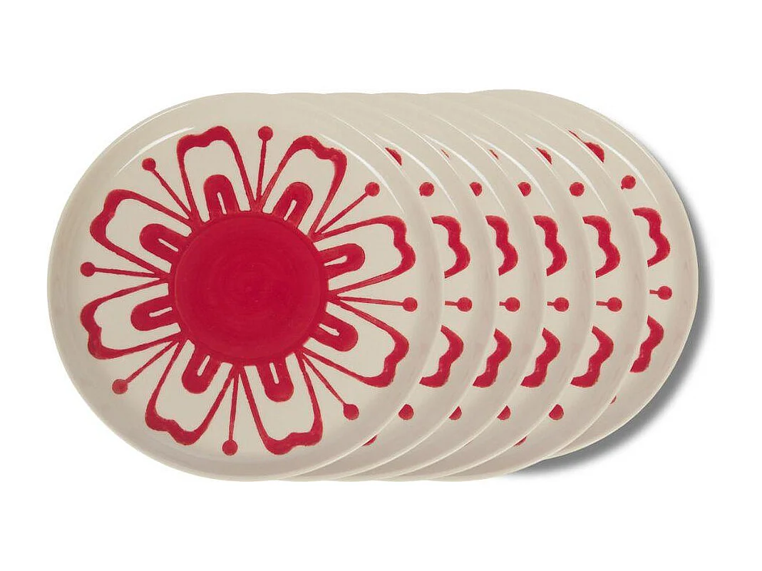 Assiette à dessert Debbie 21 cm (lot de 6)