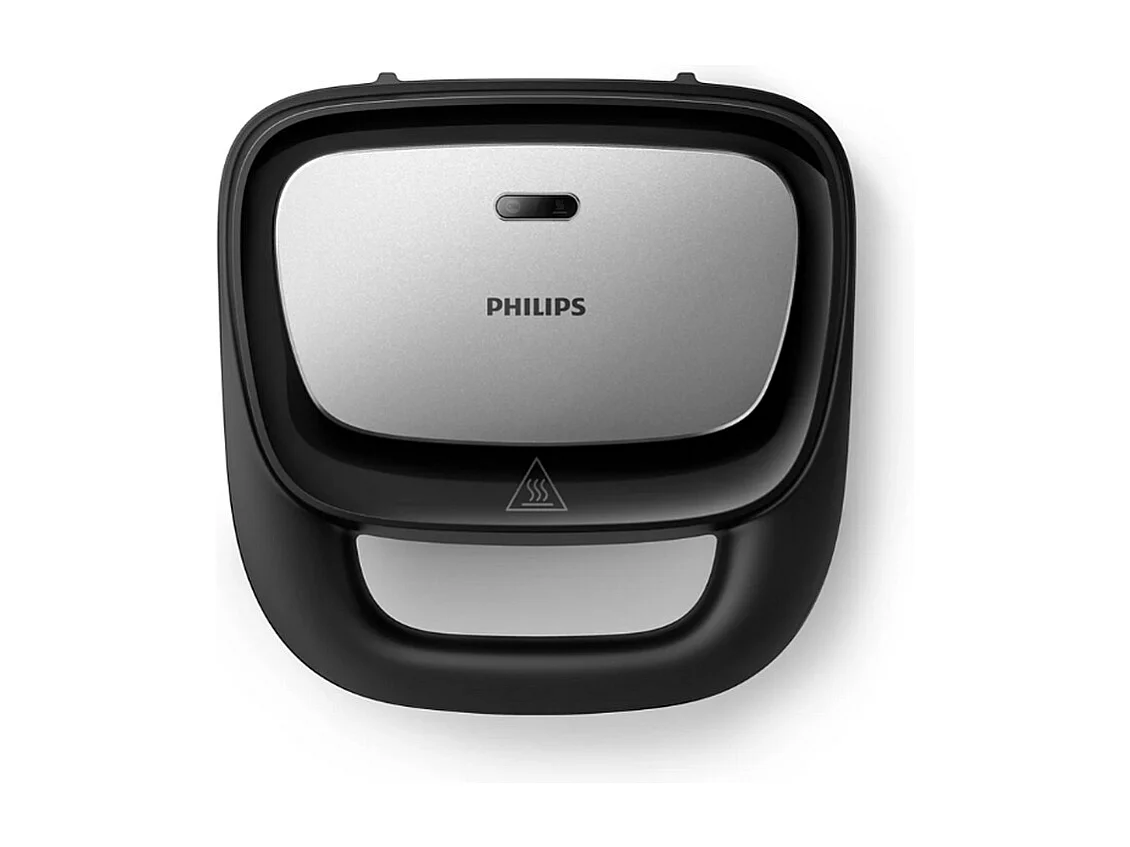 Gaufrier et croque monsieur Philips HD2350 80 750W Argent Métal