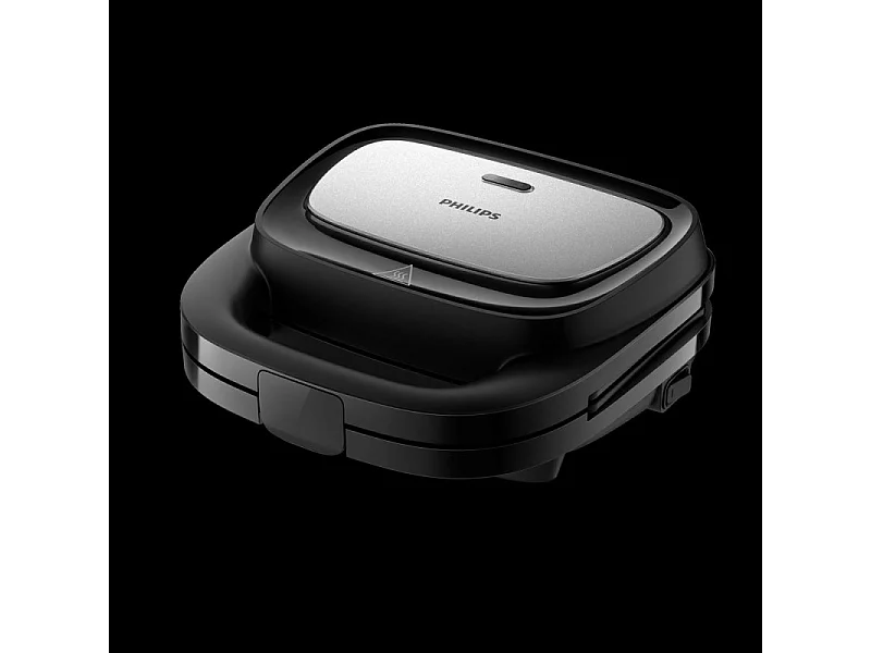 Gaufrier et croque monsieur Philips HD2350 80 750W Argent Métal