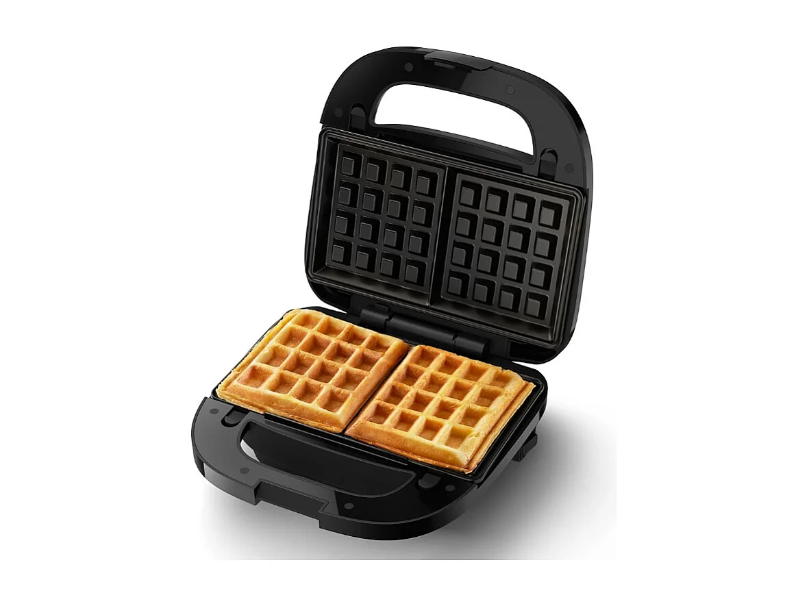 Gaufrier et croque monsieur Philips HD2350 80 750W Argent Métal