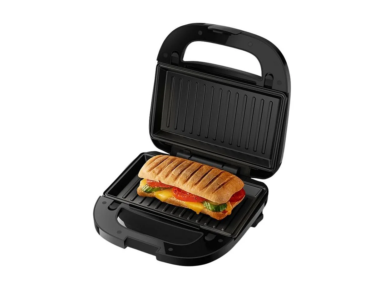 Gaufrier et croque monsieur Philips HD2350 80 750W Argent Métal