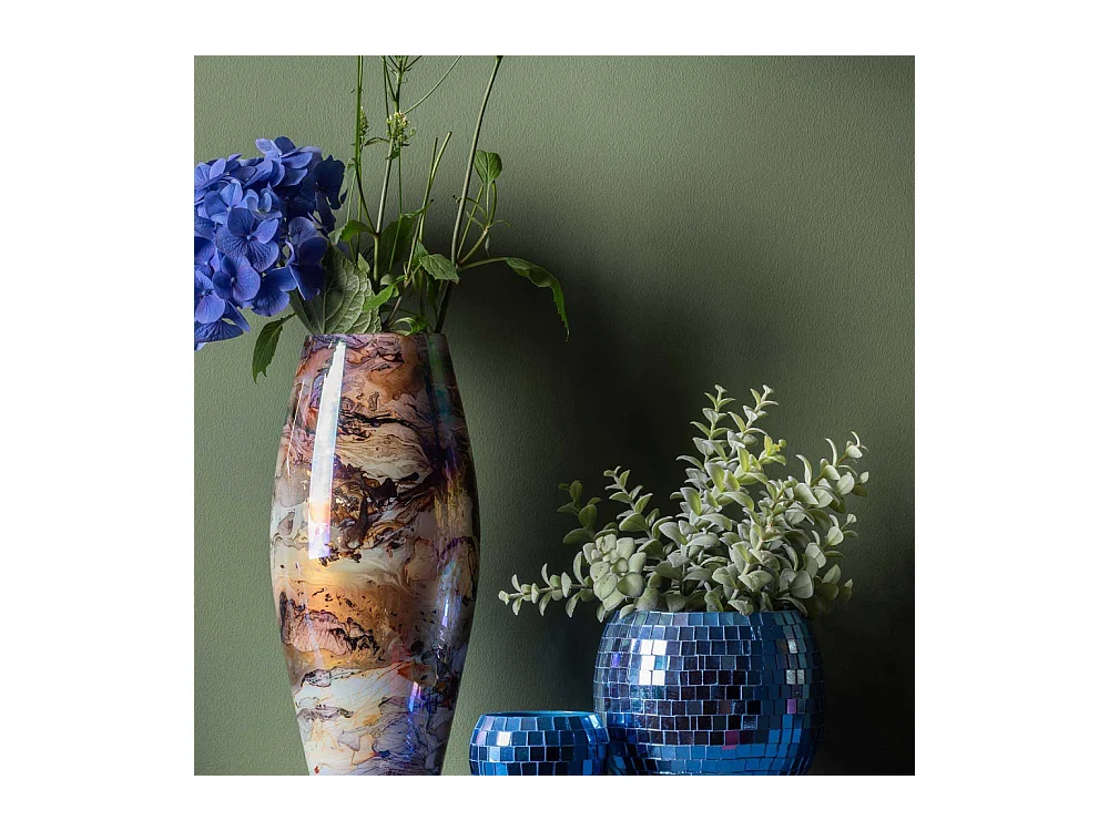 Vase en verre Melange Cone