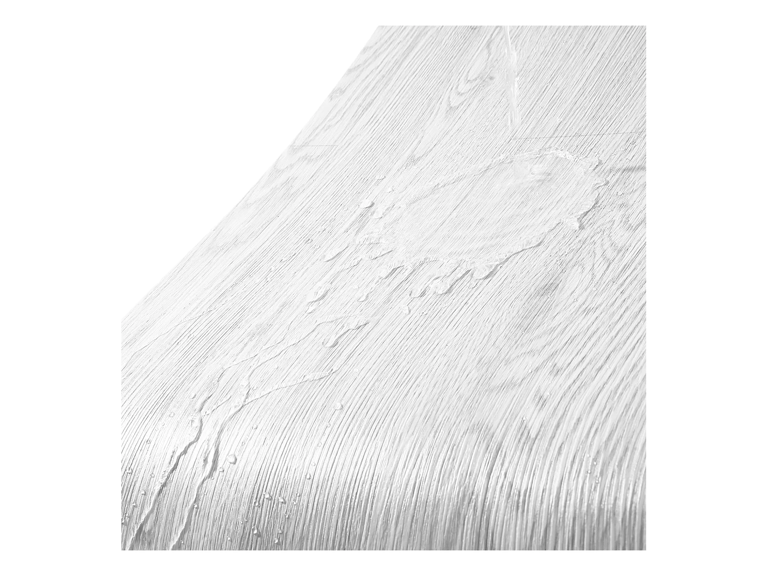 Revêtement de Sol SucceBuy en Vinyle Autocollants 82.55cm, Épaisseur 1.5mm, Grain de Bois Gris Clair, à Coller et Décoller, pour Salle à Manger