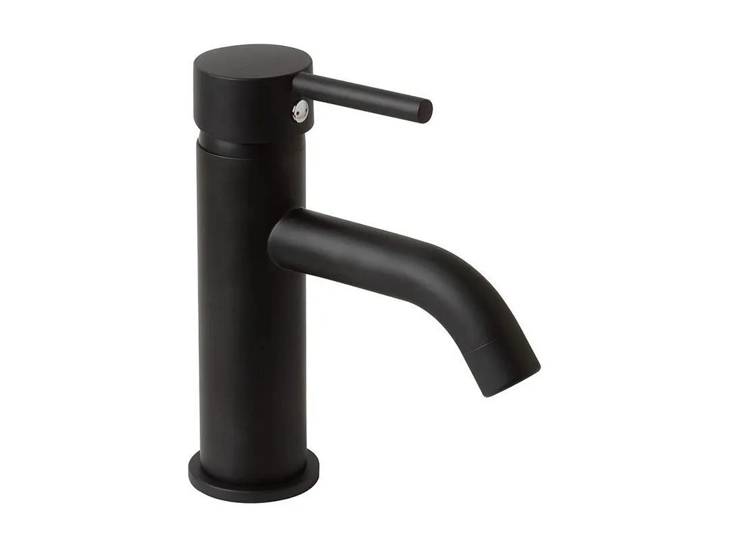 Rubinetto per lavabo "Tandel" in ottone nero con finitura opaca