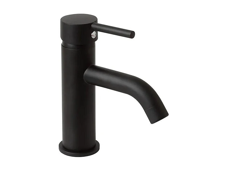 Rubinetto per lavabo "Tandel" in ottone nero con finitura opaca